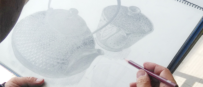 絵を描くポイントは、「楽しむこと!」